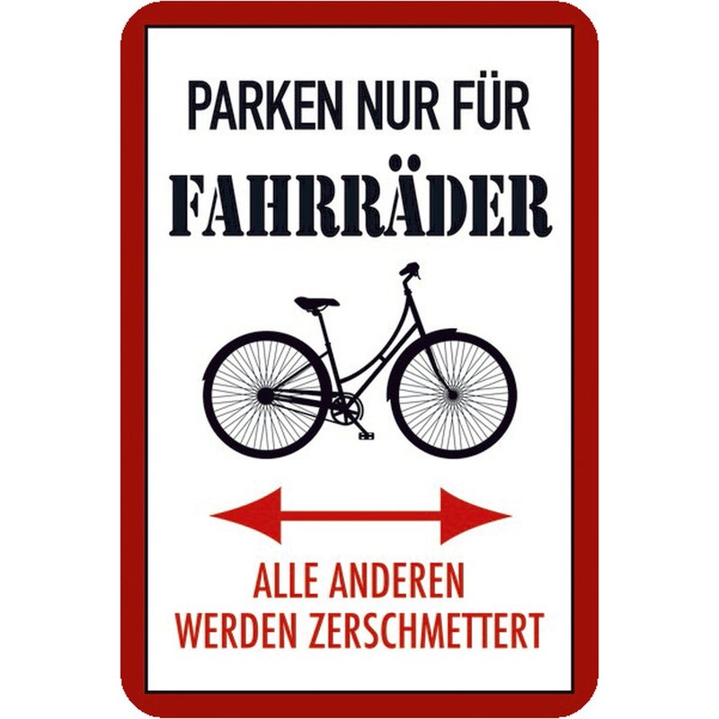 Zusatzschild Überholabstand zu Fahrräder 1,5 - 2 m einhalten