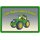 Schild Spruch "Echte Männer fahren Traktor" Comic grün 20 x 30 cm Blechschild