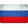 Schild Flagge "Russland National" Land 20 x 30 cm Blechschild