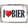 Schild Spruch "I Love Bier" 20 x 30 cm Blechschild