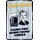Schild Spruch "Man cave, manly men doing manly things" grau 20 x 30 cm Blechschild