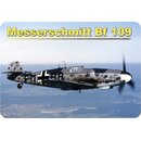 Schild Motiv "Messerschmitt Bf 109" Flugzeug 20...