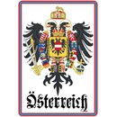 Schild Wappen "Österreich" Land Adler 20 x...