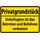 Schild Spruch "Privatgrundstück, Unbefugten Betreten Befahren verboten" Gelb 20 x 30 cm Blechschild