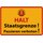 Schild Spruch "Halt Staatsgrenze, Passieren verboten" 20 x 30 cm Blechschild