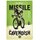 Schild Spruch "The Manx missile, Mark Cavendish" Fahrrad 20 x 30 cm Blechschild  