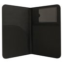Rechnungsmappe Arztmappe Polyester schwarz ca. 23,5 x 15,5 cm
