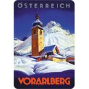 Schild Motiv Österreich, Vorarlberg 20 x 30 cm Blechschild