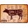 Schild Motiv "Chuck Rib Plate Flank Rump" Beef Cuts Kuh 20 x 30 cm Blechschild