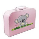 Kinder Spielkoffer Kinderkoffer Pappe rosa mit Koala und...