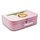 Spielzeugkoffer Kinderkoffer Pappe rosa mit Löwe und Wunschtext 30 cm