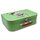 Spielzeugkoffer Kinderkoffer Pappe hellgrün mit Waschbär und Wunschtext 35 cm
