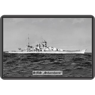 Schild Motiv Schiff "SMS Scharnhorst" Krieg 20 x 30 cm Blechschild
