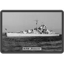 Schild Motiv Schiff "SMS Bismarck" Krieg 20 x...