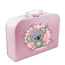 Spielzeugkoffer Kinderkoffer Pappe rosa mit Koala,...